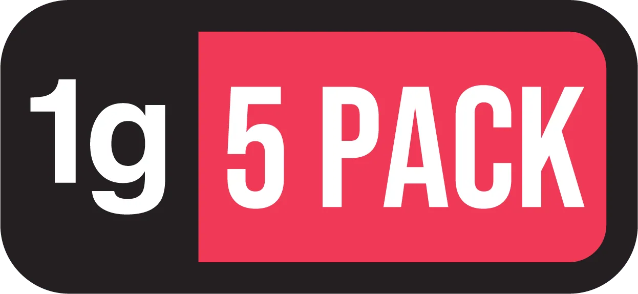 1g 5 pack